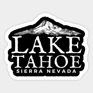 Lake Tahoe Mountain Skiing Tahoe Sticker